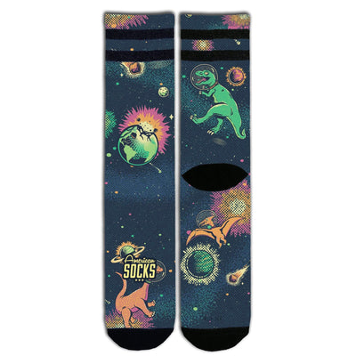 AMERICAN SOCKS Space Dino - Mid High